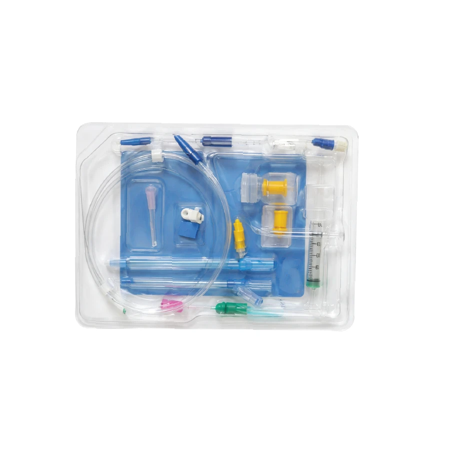 CVC kits 7frx20cm triple lumen with dressing Adult