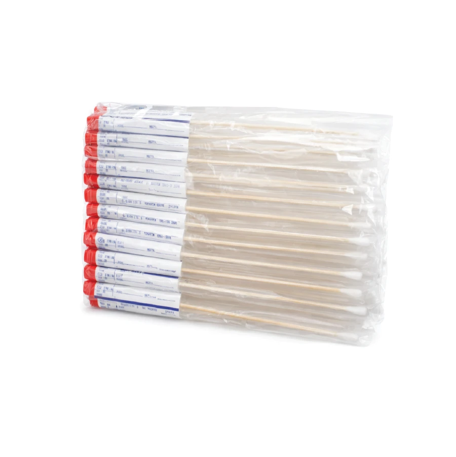 Swab sticks sterilized
